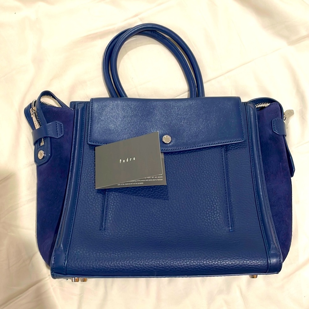 Pedro genuine leather & suede purse